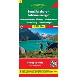   Salzburg tartomány, Salzkammergut autótérkép - Freytag-Berndt