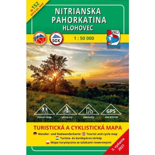 Nitra Hills & Hlohovec, hiking map (152) - VKÚ
