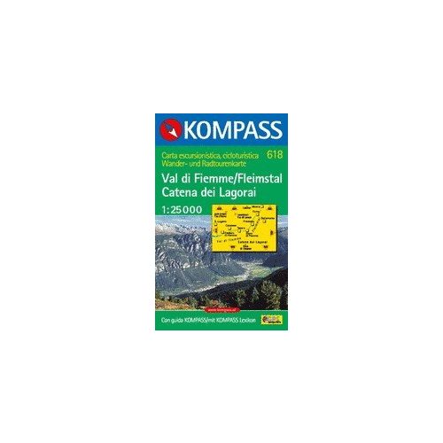 WK 618 Fleimstal / Val d. Flemme - KOMPASS