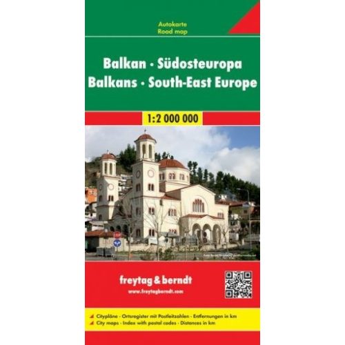Balkan & Southeast Europe, travel map - Freytag-Berndt