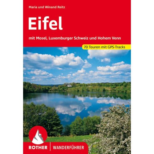 Eifel, német nyelvű túrakalauz - Rother