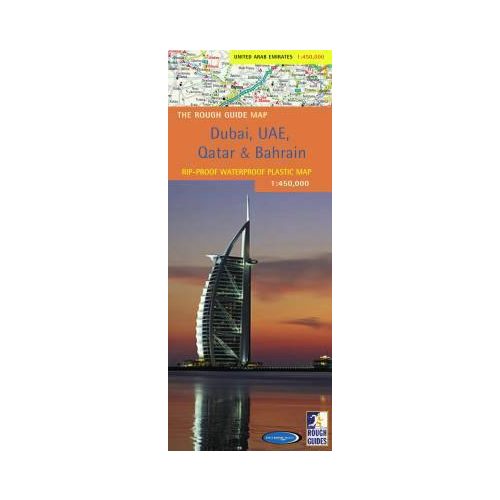Dubai, Egyesült Arab Emirátusok, Katar & Bahrein térkép - Rough Maps