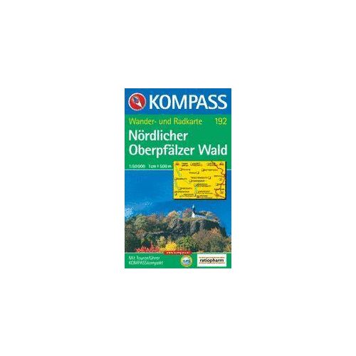 Oberpfälzer Wald (észak) turistatérkép (WK 192) - Kompass