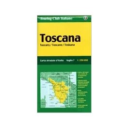 Toscana autótérkép - TCI 