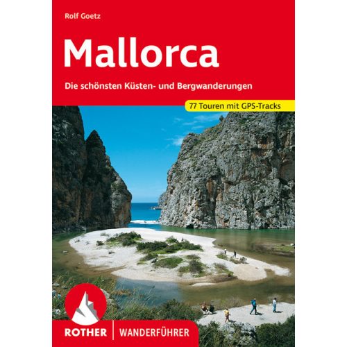Mallorca, német nyelvű túrakalauz - Rother