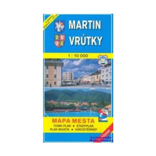 Martin & Vrútky, town plan - VKÚ