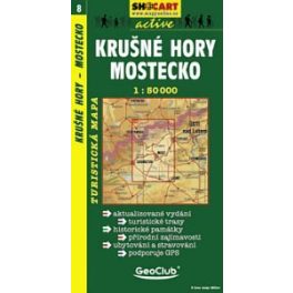 Krušné hory, Mostecko turistatérkép - SHOCart 8