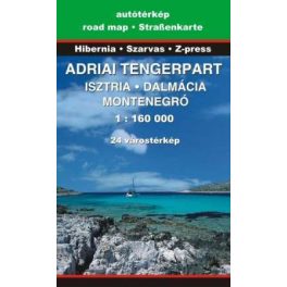Adriai tengerpart térkép - Szarvas & Hibernia & Z-Press