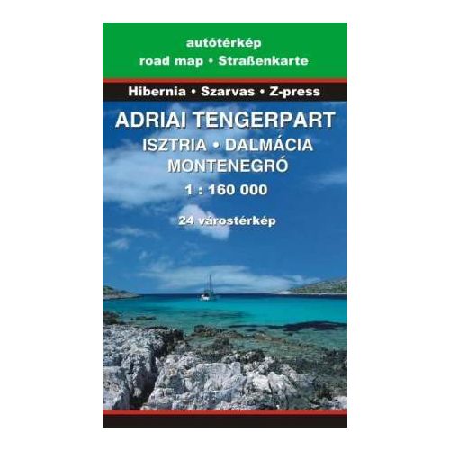 Adriai tengerpart térkép - Szarvas & Hibernia & Z-Press