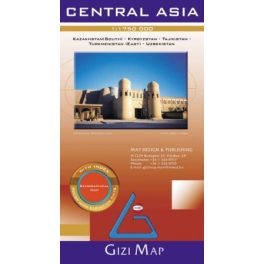 Central Asia, travel map - Gizimap