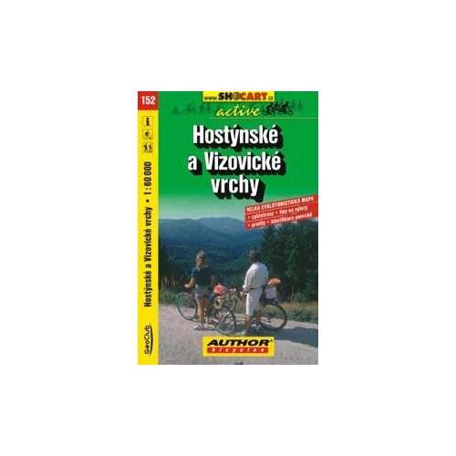Hostýnské a Vizovické vrchy kerékpártérkép (152) - ShoCart