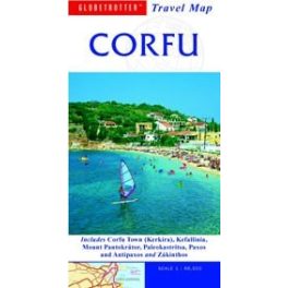Korfu térkép - Globetrotter Travel Map