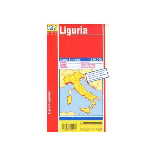 Liguria autótérkép - LAC