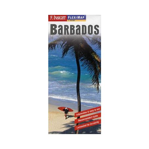 Barbados laminált térkép - Insight