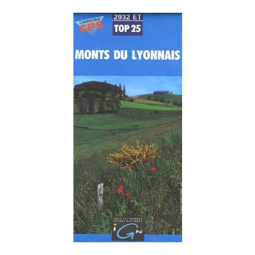 Monts du Lyonnais - IGN 2932ET
