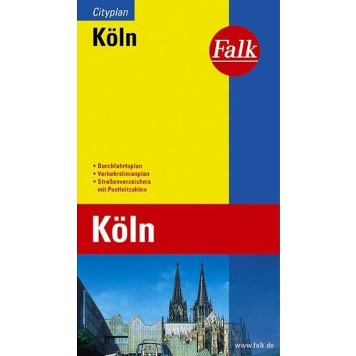 Cologne, city map - Falk