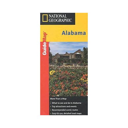 Alabama térkép - National Geographic