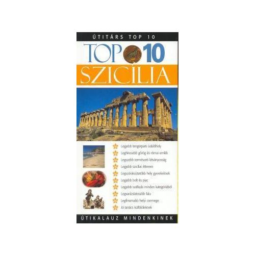 Sicily, guidebook in Hungarian - Útitárs Top 10