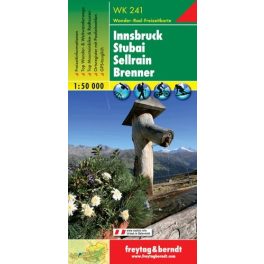   Innsbruck, Stubai, Sellrain, Brenner turistatérkép (WK 241) - Freytag-Berndt