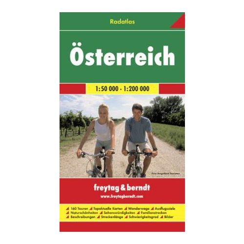 Ausztria kerékpáros kalauz - Freytag-Berndt