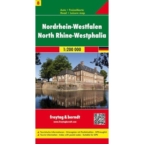 North Rhine-Westphalia, travel map - Freytag-Berndt