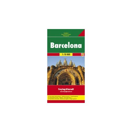 Barcelona, city map - Freytag-Berndt