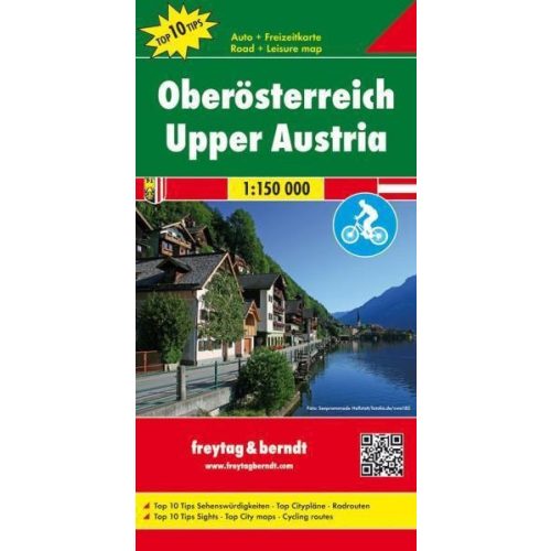 Upper Austria, travel map - Freytag-Berndt Top 10 Tips