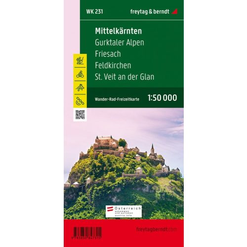 Central Carinthia, hiking map (WK 231) - Freytag-Bern