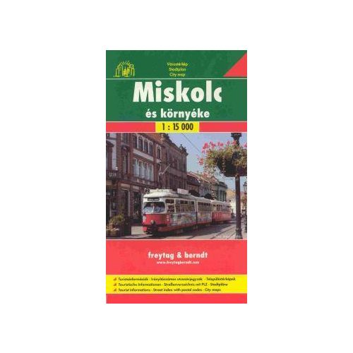 Miskolc, city plan - Freytag-Berndt