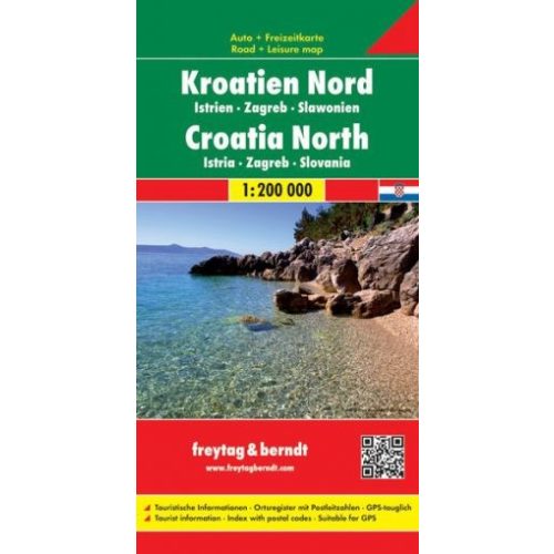 Croatia (North), travel map - Freytag-Berndt