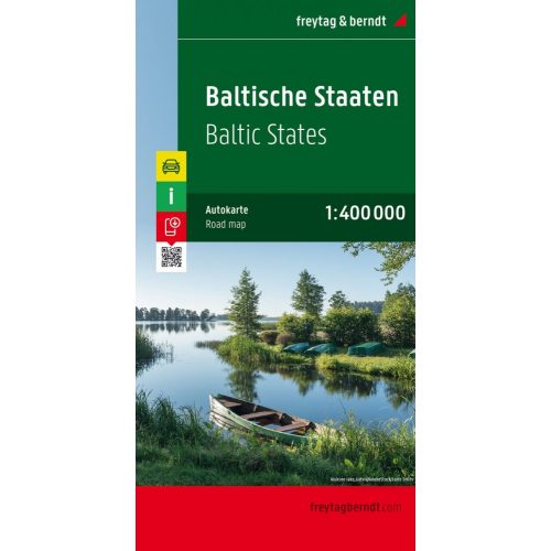 Baltic States, travel map - Freytag-Berndt