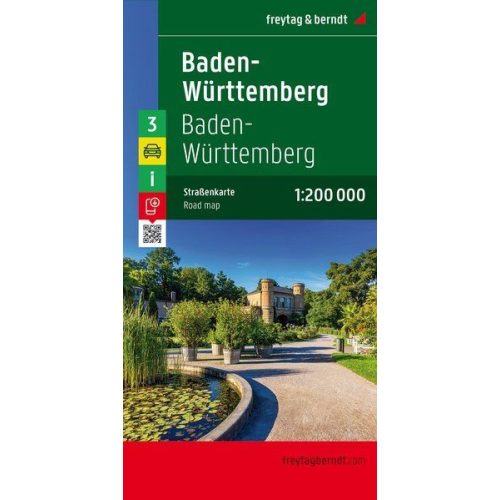 Baden-Württemberg autótérkép - Freytag-Berndt