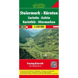 Stájerország, Karintia autótérkép - Freytag-Berndt