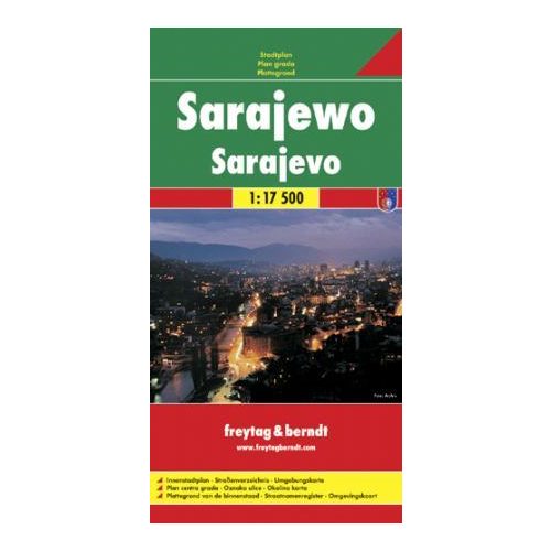 Sarajevo, city map - Freytag-Berndt