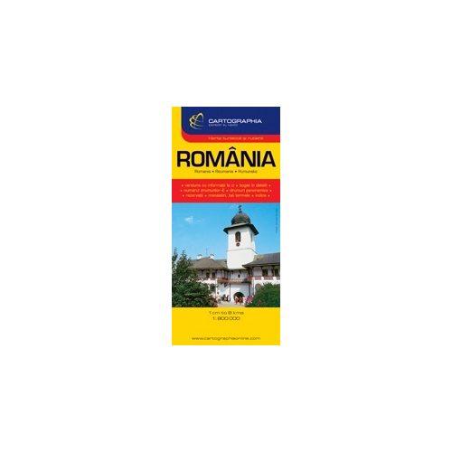 Romania, road map - Cartographia