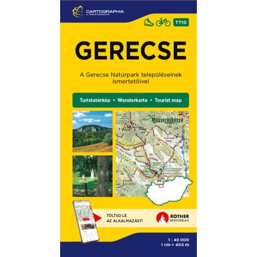 Gerecse, hiking map - Cartographia