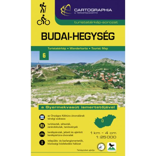 Buda Hills, hiking map - Cartographia