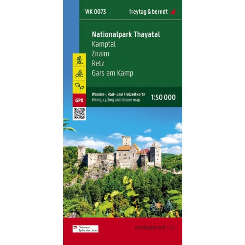 Thayatal Nemzeti Park turistatérkép (WK 0073) - Freytag-Berndt
