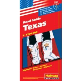 Texas autótérkép - Hallwag
