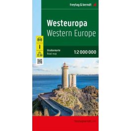 Nyugat-Európa autótérkép - Freytag-Berndt