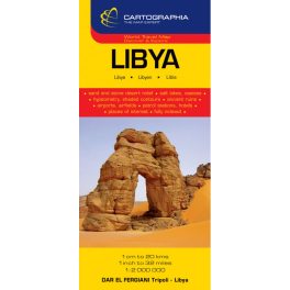 Libya, travel map - Cartographia