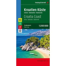 Horvát tengerpart autótérkép - Freytag-Berndt
