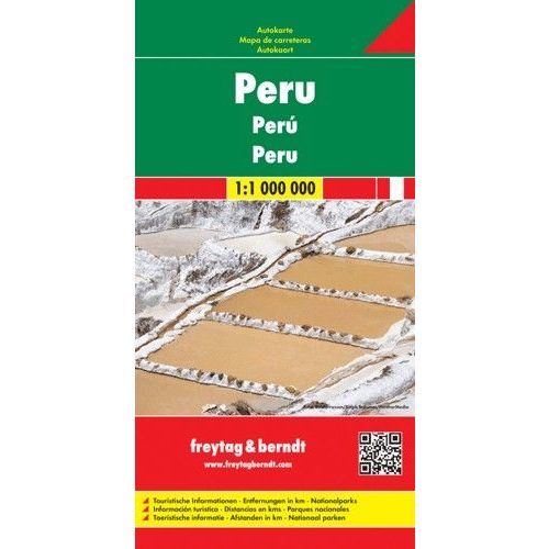 Peru, travel map - Freytag-Berndt
