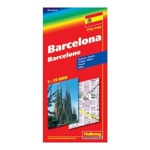 Barcelona térkép - Hallwag