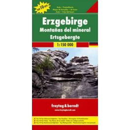 Ore Mountains, travel map - Freytag-Berndt Top 10 Tips