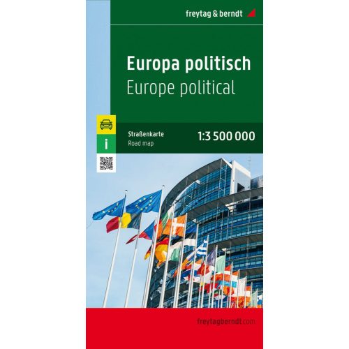 Európa politikai autótérkép - Freytag-Berndt