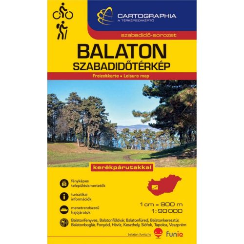 Lake Balaton, leisure map - Cartographia