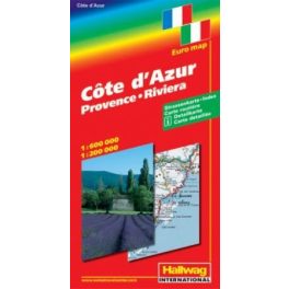 Cote d' Azur autótérkép - Hallwag