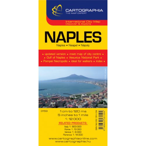 Naples, city map - Cartographia