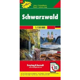 Black Forest, travel map - Freytag-Berndt Top 10 Tips